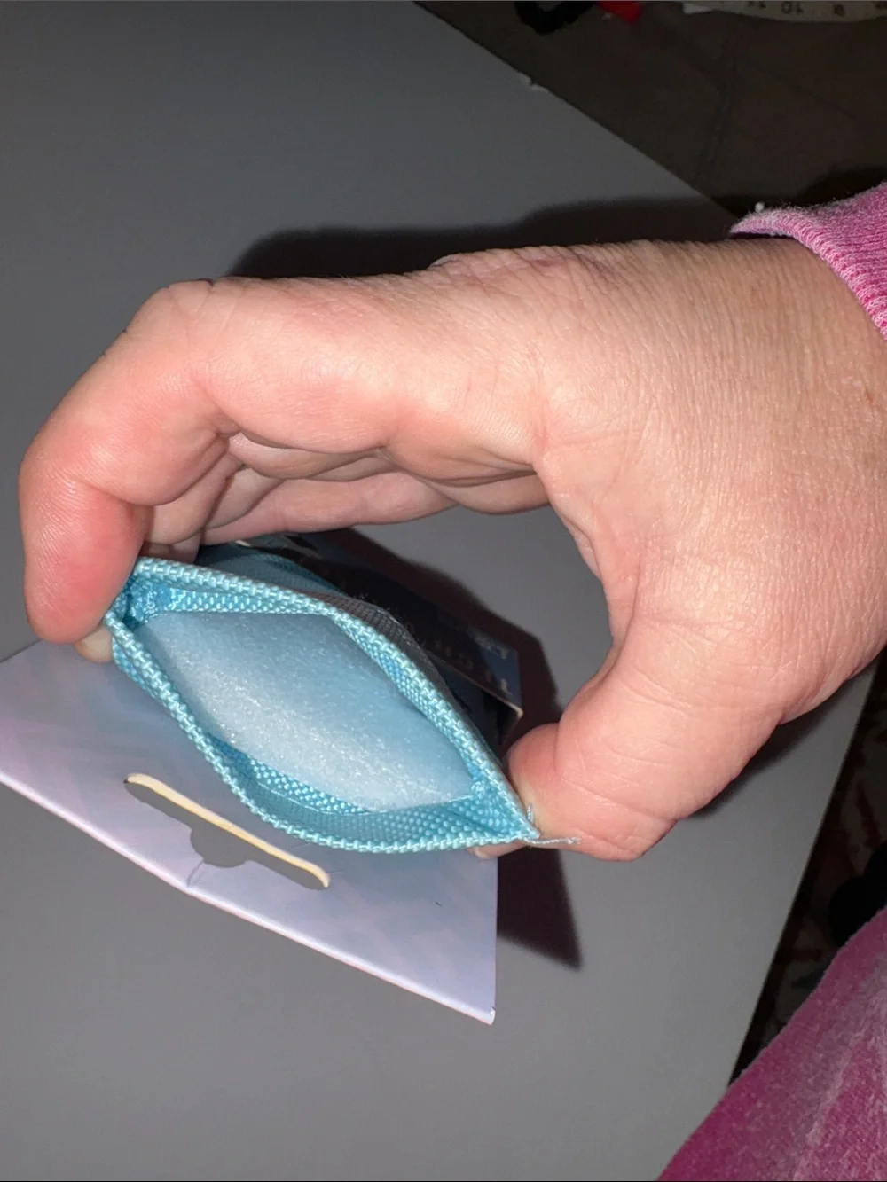 Tech Wallet Travel Cable Holder - Blue